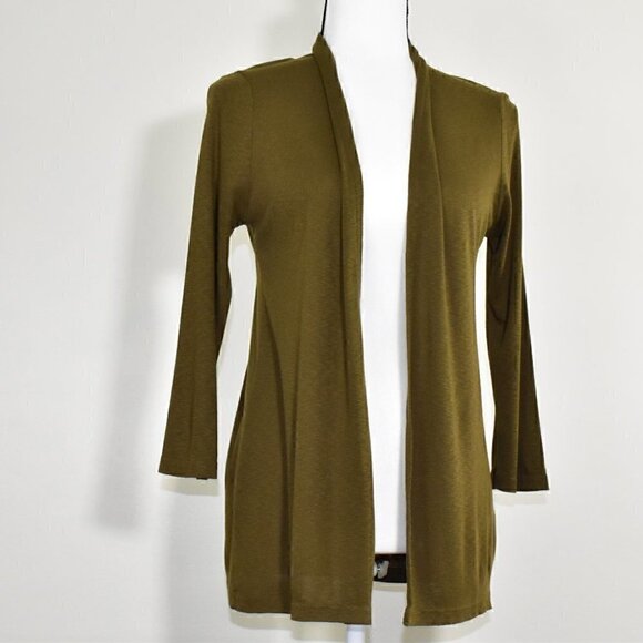 Michael Stars Long Sleeve Open Cardigan Sweater - Picture 4 of 12